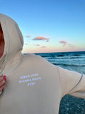 Girls Just Wanna Have Fun Embroidered Pullover Hoodie
