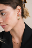 Jax Kelly Puffed Gold Heart Earrings