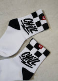 LT Chill Crew Socks White