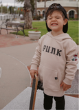 LT Little Boys PUNK Pullover Hoodie - Brown