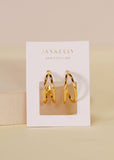 Jax Kelly Illusion Double Hoop - Gold Earrings
