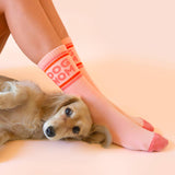 Sunshine Studios Dog Mom Striped Crew Socks