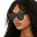 TopFoxx Sunglasses - Coco - Sustainable Black/Black