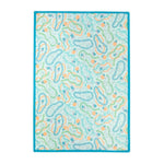 Coco Moon Lei Stand Throw Blanket