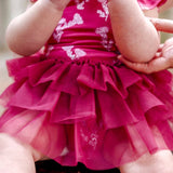 Coco Moon ʻŌhiʻa Lehua Flutter Sleeve Tutu Onesie