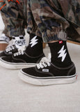 LT Bolt Crew Socks Black