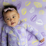 Coco Moon Baby Quilt - Shell Pop
