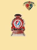 Grateful Dead Train Steal Your Face Lapel Pin
