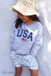 USA EST.1776 Toddler Graphic Sweatshirt