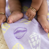 Coco Moon Baby Quilt - Shell Pop