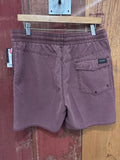 Volcom Mens Center Trunks- Merlot