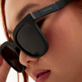 TopFoxx Sunglasses - Coco - Sustainable Black/Black