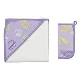 Coco Moon Baby Hooded Towel Set - Shell Pop