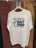 Salty Crew Mens Bait Shop Premium S/S Tee - Bone