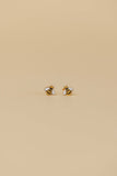 Jax Kelly Bumble Bee Enamel Flat Back Kids Earrings