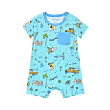 Coco Moon We Go Holoholo Shortie Bamboo Romper