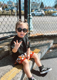 LT Little Boys Heater Checkers Mesh Shorts