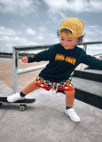 LT Little Boys Heater Checkers Mesh Shorts