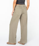 ROXY Womens Finley Wide-Leg Pants- GVT