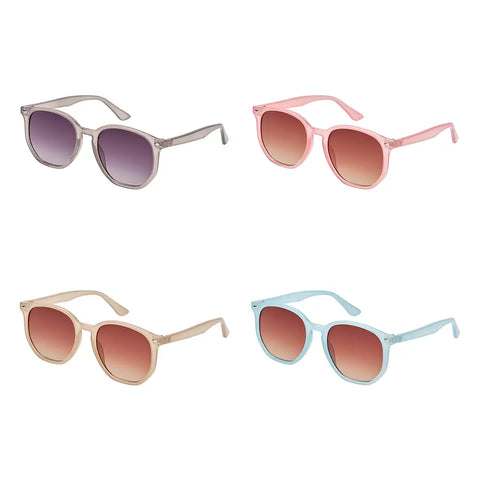Blue Gem Rose Collection Adult Sunglasses