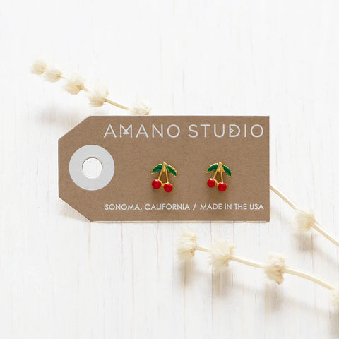 Amano Studio Cherry Stud Earrings