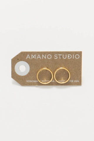 Amano Studio Modern Circle Stud Earrings