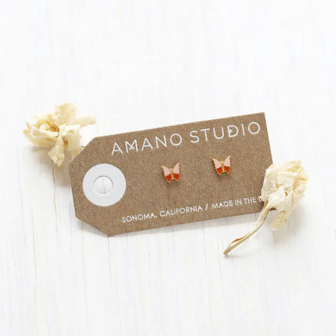 Amano Studio Spring Butterfly Stud Earrings