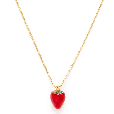 Amano Studio Summer Strawberry Necklace