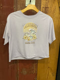 BSS Womens Cali Waves Crop Tees