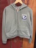 BSS Womens Force of Nature Zip Hoodies - Pea