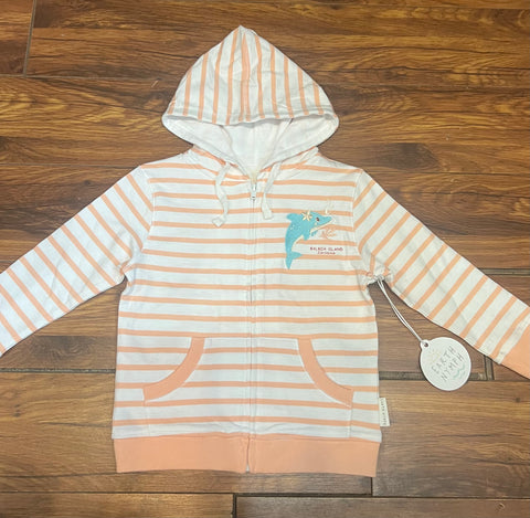 Baby Girl Hoodie Summer Dolphin EN