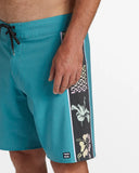 Billabong Men D Bah Pro 18" Boardshorts- Dusty Teal