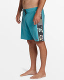 Billabong Men D Bah Pro 18" Boardshorts- Dusty Teal