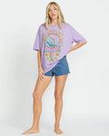 Billabong Womens Goes Around Here Oversized True Boy Tee