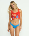 Billabong Womens Hot Daze Cropped Tank Top
