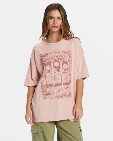 Billabong Womens Moon Kiss Boyfriend Tee