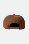 Brixton Supply Co. Ashfield MP Snapback- Bison