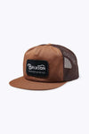 Brixton Supply Co. Grade HP Trucker Hat- Brown/Brown