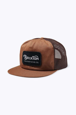 Brixton Supply Co. Grade HP Trucker Hat- Brown/Brown