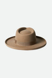 Brixton Supply Co. Victoria Felt Fedora- Sand