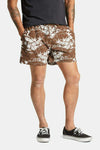 Brixton Supply Co. Voyage Shorts 16" - Sepia Umbrella Scene