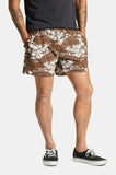 Brixton Supply Co. Voyage Shorts 16" - Sepia Umbrella Scene