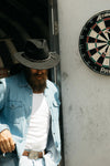 Brixton Supply Co. Messer Western Fedora Wool Felt Hat