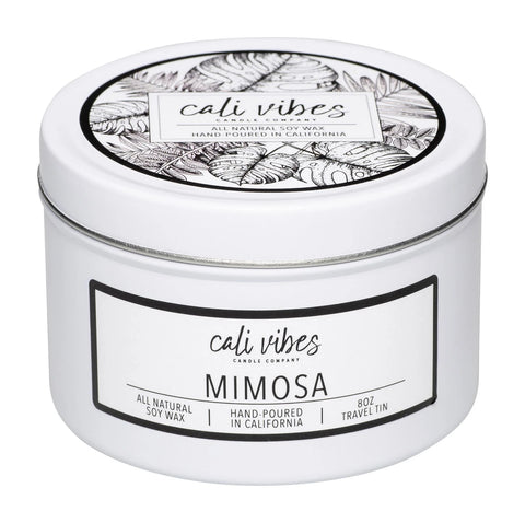 Cali Vibes Candles Mimosa Travel Tins 8 oz