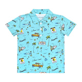 Coco Moon Bamboo Polo Shirt - We Go Holoholo