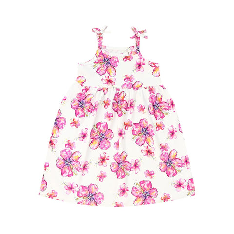 Coco Moon Hibiscus Kiss Infant Tank Dress