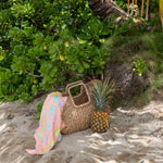 Coco Moon Puakenikeni Throw Blanket