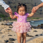 Coco Moon Sunrise Blooms Flutter Sleeve Tutu Onesie