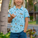 Coco Moon Bamboo Polo Shirt - We Go Holoholo