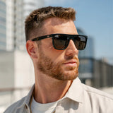 WMP Dallas B - Mens Polarized Square Sunglasses
